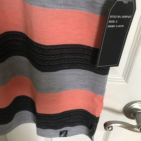 Silver Stone Large Polo Shirt Multi Color, NWT - Picture 4 of 8